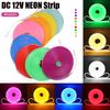 DC 12V Neon Strip Waterproof 2835 120Leds/M Home Garden Decor White/Blue/Pink/Yellow/Red/Green Flexible Ribbion Rope LED Strip