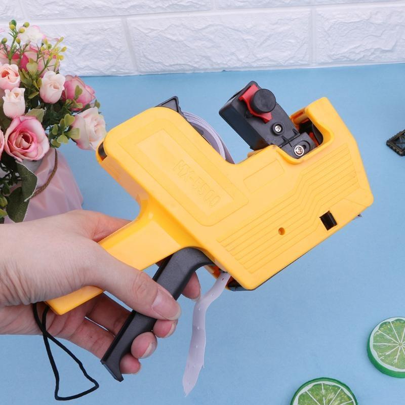 

W89C MX-5500 8 Digits Price Tag Labeler Labeller Stickers Label Paper +2 Roll China Mainland