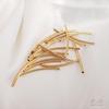 14K Gold-Filled Color-Preserving Shiny Curved and Oval Tube Jewelry Findings for DIY Bracelet and Bangle Accessories