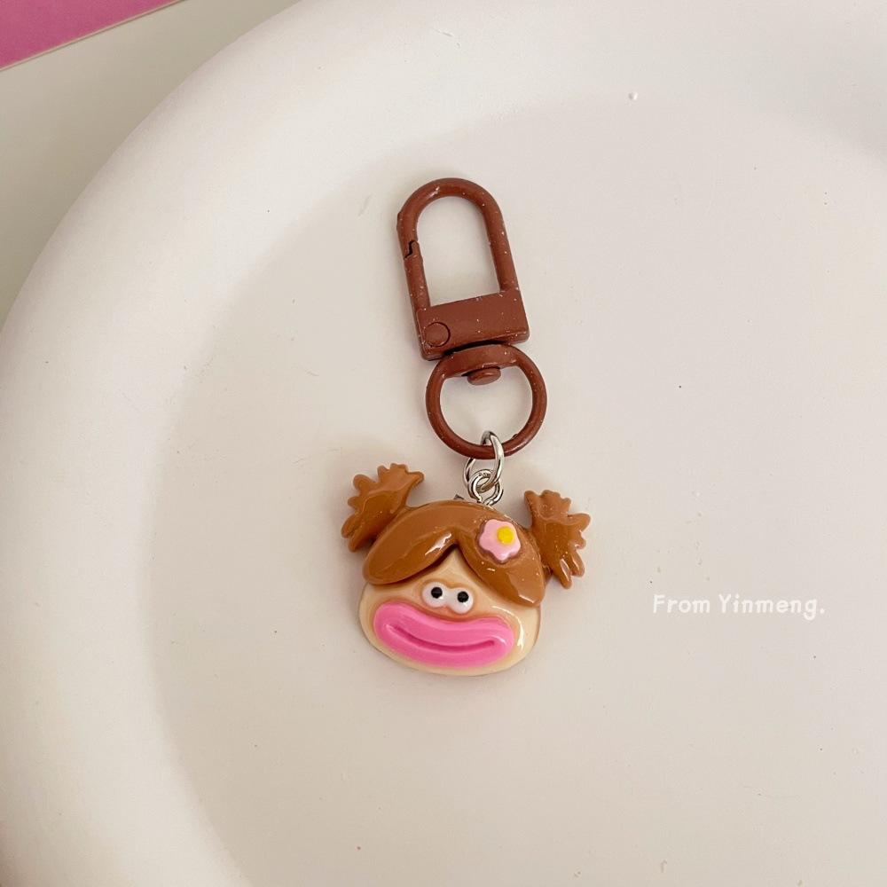 Ugly Doll Keychain - Cute and Quirky Big-Mouthed Ugly Doll Student Backpack Decoration, Gift for Best Friends, Bag Ornament