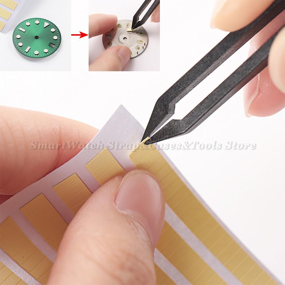 1/2/3pcs for Fixing Watch Dial and Movement Repair Parts for Watchmaker Double-sided Adhesive Strip Tape Tools Watch Accessories