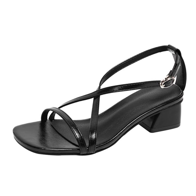 Mode Damen Sandalen Sommer Neu Elegant Kleid High Heels Sandalen Outdoor Mode Offene Zehenpartie Lässige Übergröße Schuhe Sandalias De Mujer