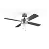 Cecotec ventilateur de plafond avec lampe energysilence aero 450. 50 w, diamètre de 106 cm (42") avec 4 pales réversibles