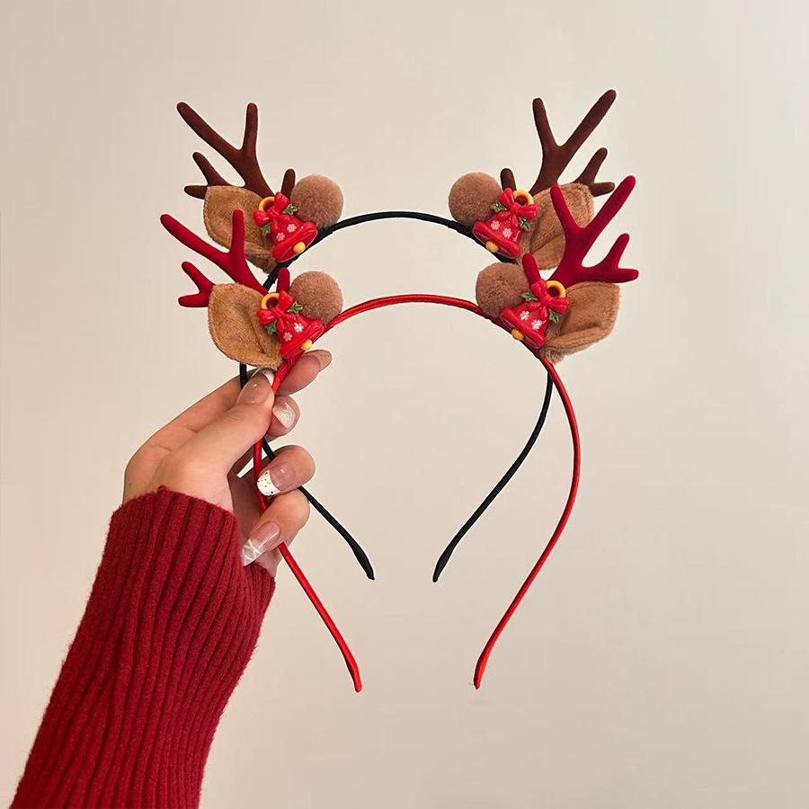Mori Style Reindeer Antler Fairy Headband: Women's Christmas Hair Clip Decoration Props