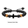 Adjustable Beaded Crosses Bracelet for Boys Religious Ceremony Christening Confirmation Gifts Godson Grandson Nephew