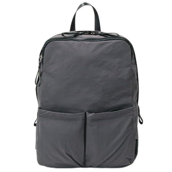 

[MONICA] Front Pocket Backpack MONI00203 Dark Gray (15)
