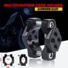 Adapter Styrestångsfäste Hållare 17-32mm Tillbehör Aluminiumlegering Svart Stötfångare Ersättning Motorcykel Praktisk