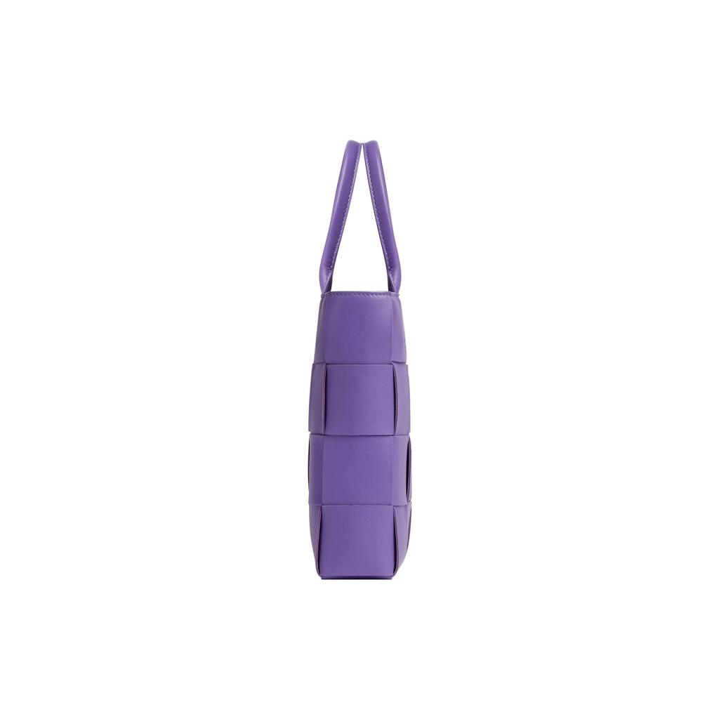 Bottega Veneta CASSETTE Composite Sheepskin Tote Bag, Shopping Bag, Handbag Mini Women's Dark Purple 709341VMAY15311