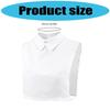 Breathable Lapel Collar Detachable Collar Turn Down Collars Decorative Neckwear for Women Formal Event Styling Accessory