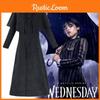 Wednesday Addams Season Two Cosplay Costume With Polyester Blazer For Halloween Parties