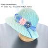 Kids Straw Hat Spring Summer Foldable Sunshade Caps Beach Cap Sweet Fisherman Hat less