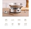 Portable Windproof Alcohol Camping Stove for Dormitory & Hotel Use