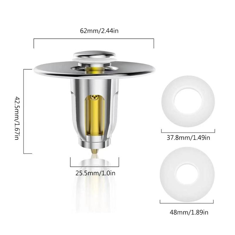 Pop Up Bathroom Sink Stoppers Bath Stoppers Sink Stoppers Kitchen Bathroom Tool Sink Drain Strainer Plug Copper Material