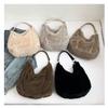 Tote Bag Women Plush Stitching Daily