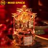 MU Fengyi Treasure Box Wedding 3d Metal Jigsaw Puzzle, Diy Puzzle Toy, Desktop Office Decoration, Stress-relieving, Colorful Gif