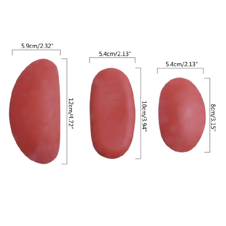 3Sizes Silicone Pottery Clay Tool Shaping Supplies Tool Set for Clay Pottery