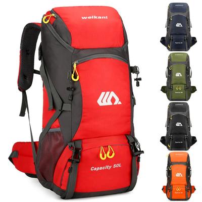 [Taeku] Mochila de Senderismo 50L Impermeable Plegable Mochila de Montañismo Ligera de Gran Capacidad Compacta Viaje Excursión Desplazamiento Conveniente