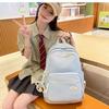 Schoolbag Japanese ins Large Capacity Simple Lightweight Casual Versatile School Bag Fourth and Sixth Grades Middle and High School Students Backpack
