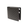 Gucci Vintage Logo Embossed Short Double Fold Leather Wallet Men wallet Brown 260987-BMJ1N-2044