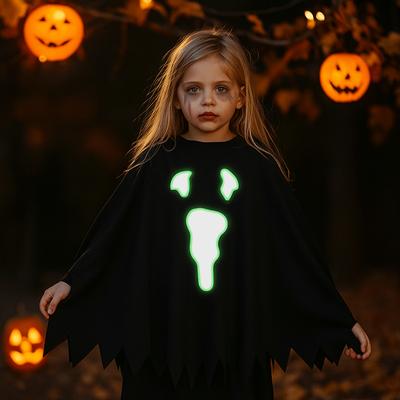 Fun Interaction Children's Halloween Costume Clothing Prop Luminous Ghost Shawl  Party Costume