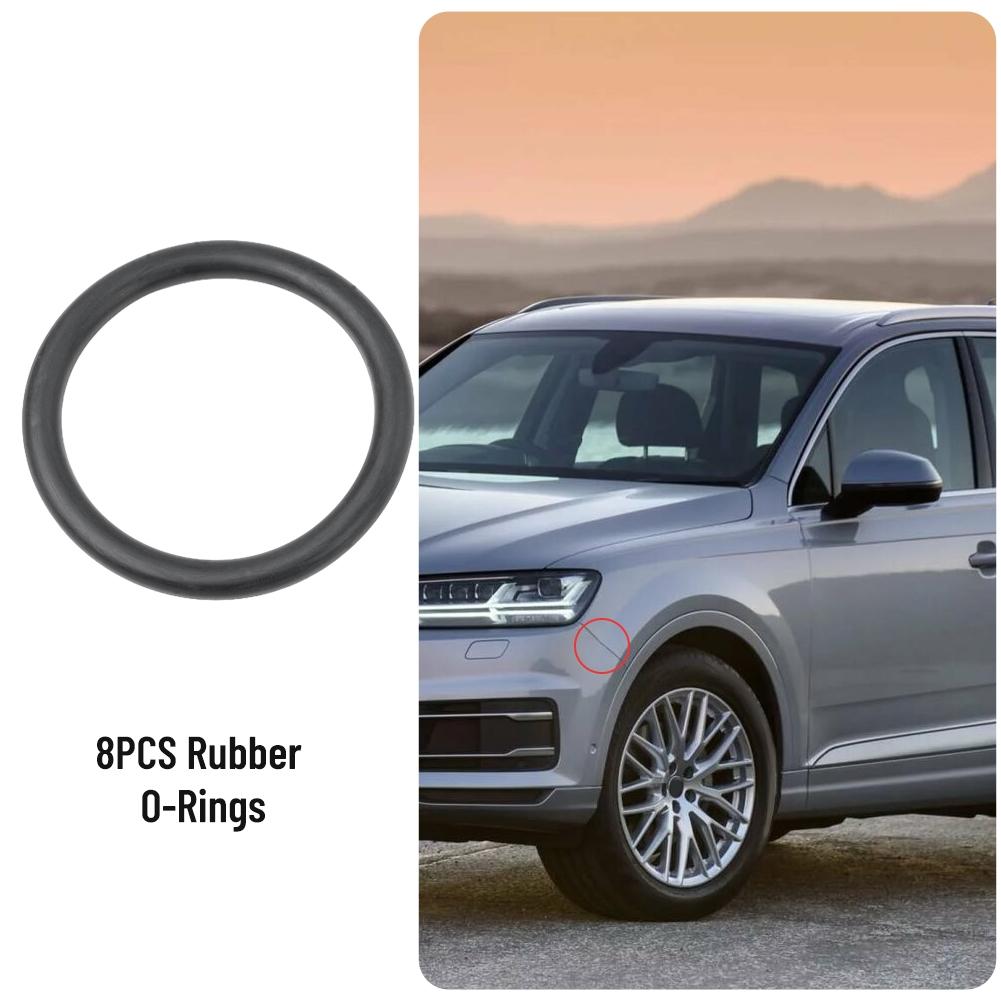 8pcs Rubber O-Ring Car Truck Bumper Quick Release Fastener Replacement