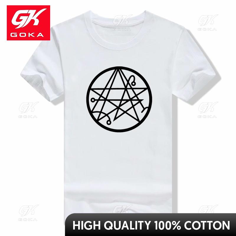 

Necronomicon Goddess T Shirt Fashion New Round Neck Tshirt Casual Cotton Short Sleeved Tops Tees Tshirt S