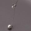 Pearl Tassel Necklace Pull-out Clavicle Chain French Retro Simple Decoration Women's New Style