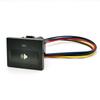 1PC Black Car LED Radar Front Rear Fog Light Power On Off Switch Button With Connect wire for Ford Focus 2 Mk2 2009 2010 2011