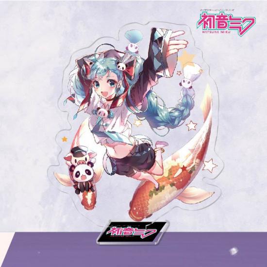 Anime Game Merchandise Hatsune Miku Acrylic Stand Decoration Ornament