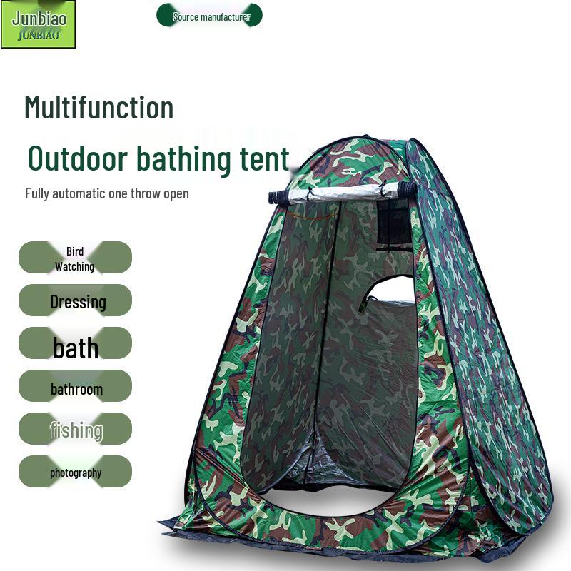 Thickened Outdoor Shower & Changing Tent: Quick-Open, Warm, Portable