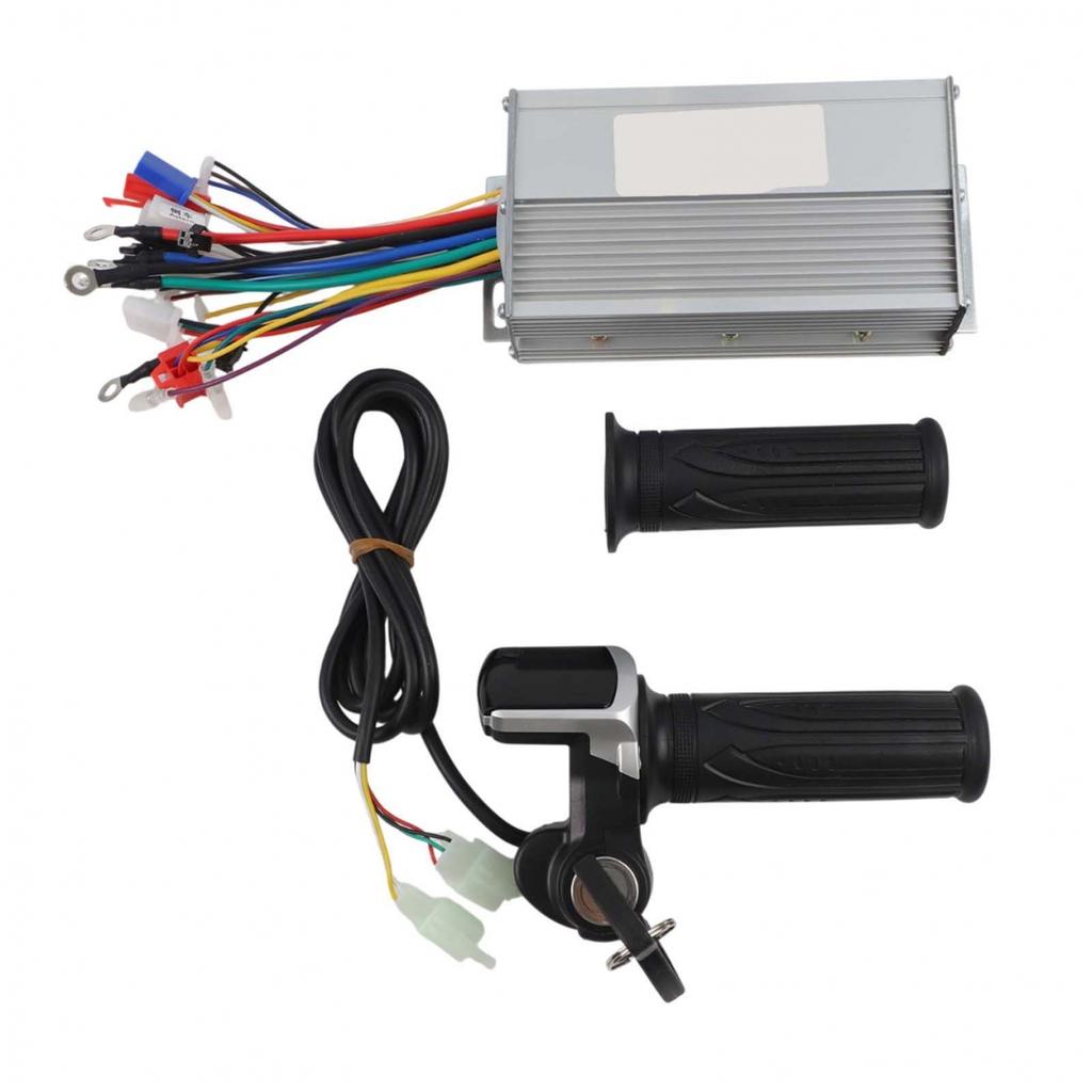 Ebike Controller with LCD Display and Throttle for 36V/48V/64V/72V 500W Systems