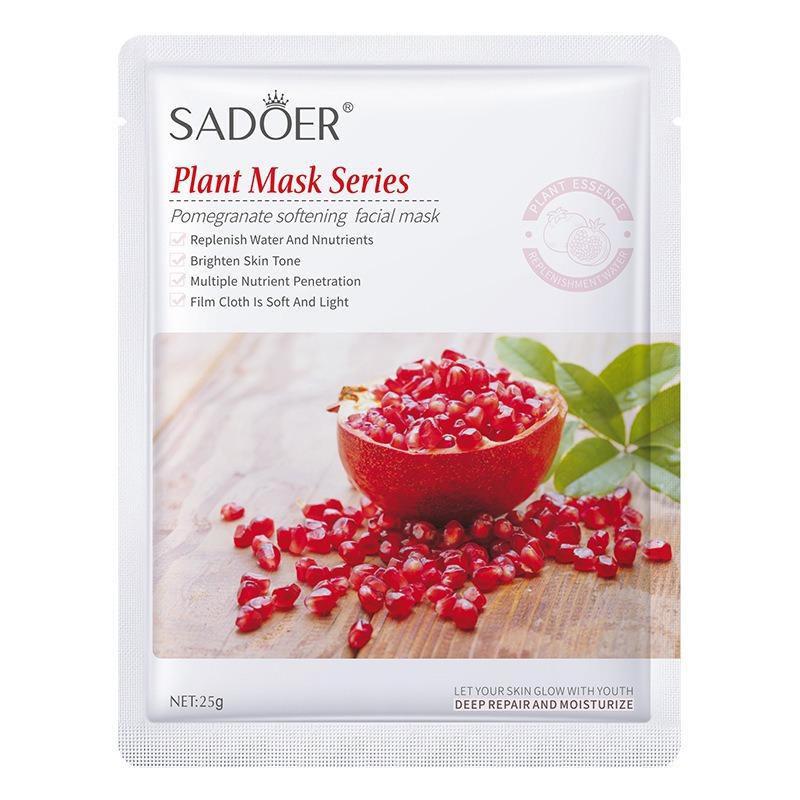 5pcs Moisturizing Facial Mask with Natural Fruit Extracts - Multiple Flavor | Intense Nutrition for Velvety Skin