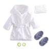 Accessori per Fotografia Neonato Accappatoio per Bambino Vestiti Asciugamano da Bagno Vestito Carino Accappatoio Costume Creativo per Posa Bambino per 0-3 Mesi