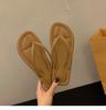 Large size flip-flops women's summer outer wear fashion 2025 new flat bottom clip toe sandals beach shoes foreign trade