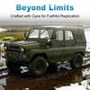 2.4GHz RC Car, 4WD All Terrain Off Road Remote Control Vehicle, Rechargeable Remote Control Crawler Green