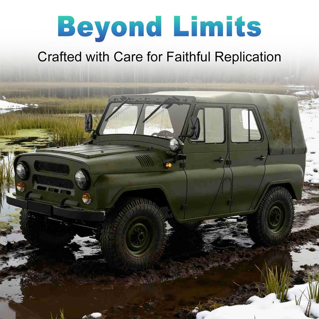 2.4GHz RC Car, 4WD All Terrain Off Road Remote Control Vehicle, Rechargeable Remote Control Crawler Green