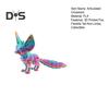3D Printed Fox Ornament Articulated Fox Figurine with Flexible Tail And Limbs Stress-Relieving Fox Toy for All Ages Desktop Decor