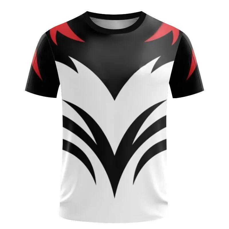 Fashion Table Tennis Sports T Shirts Summer Casual Short Sleeve Men Women 3D Printed T-shirts Loose Quick Dry Breathable Tees