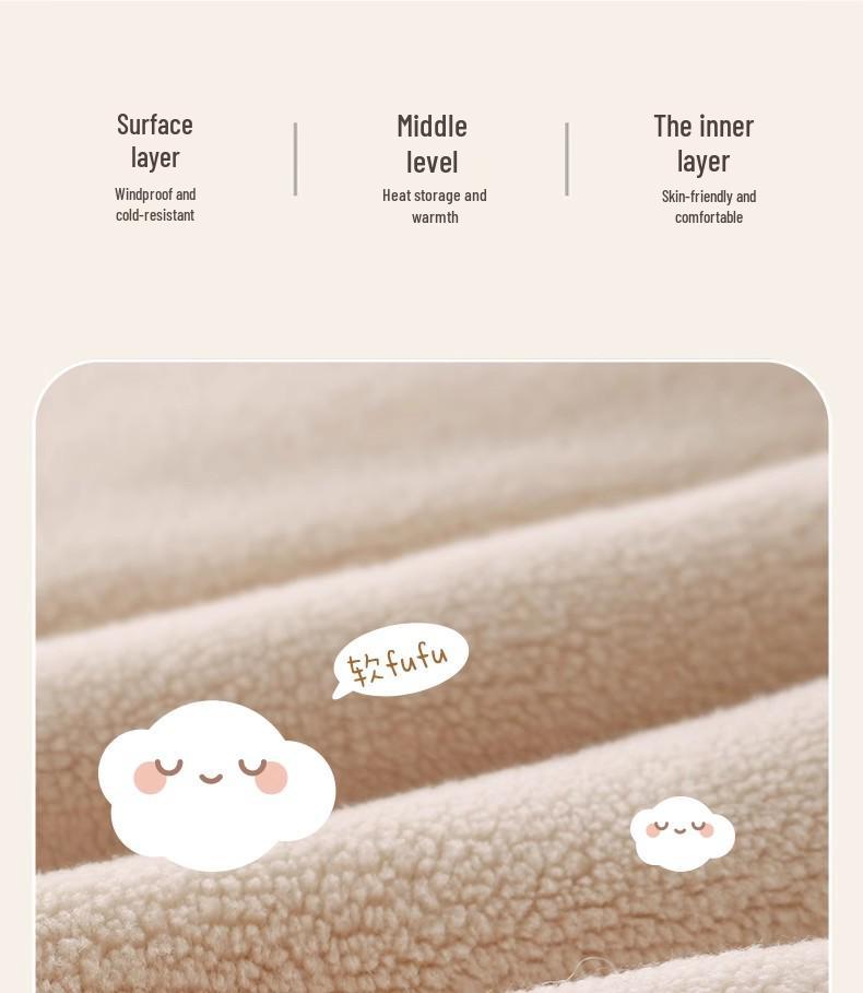 Jingqi Fleece-Lined Cotton Baby Jumpsuit for Autumn/Winter