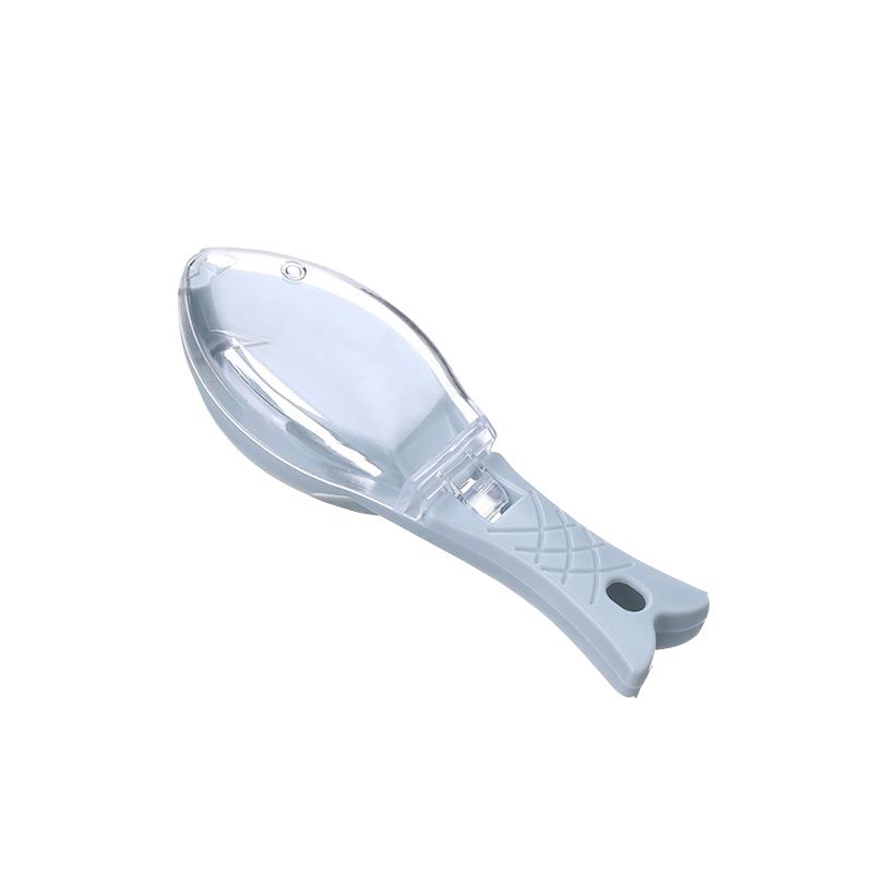 

Кухонный инструмент для удаления рыбной чешуи с контейнером для хранения, легко чистится, подходит для общественного питания, эффективный инструмент для чистки рыбной чешуи blue,1pc