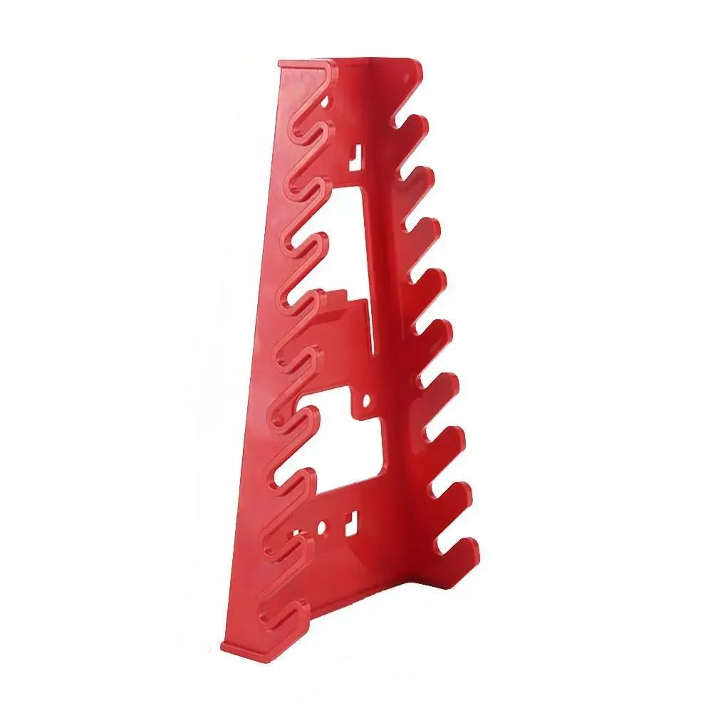 Plastic Wrench Rack Organizer Wall Mounted Tray Sockets Storage Tools Rack Sorter Standard Spanner Holders Home Wrench Holder