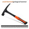 Multifunksjonelt profesjonelt håndverktøy geologisk hammer gruveutforskning kartleggingspunkt spiss