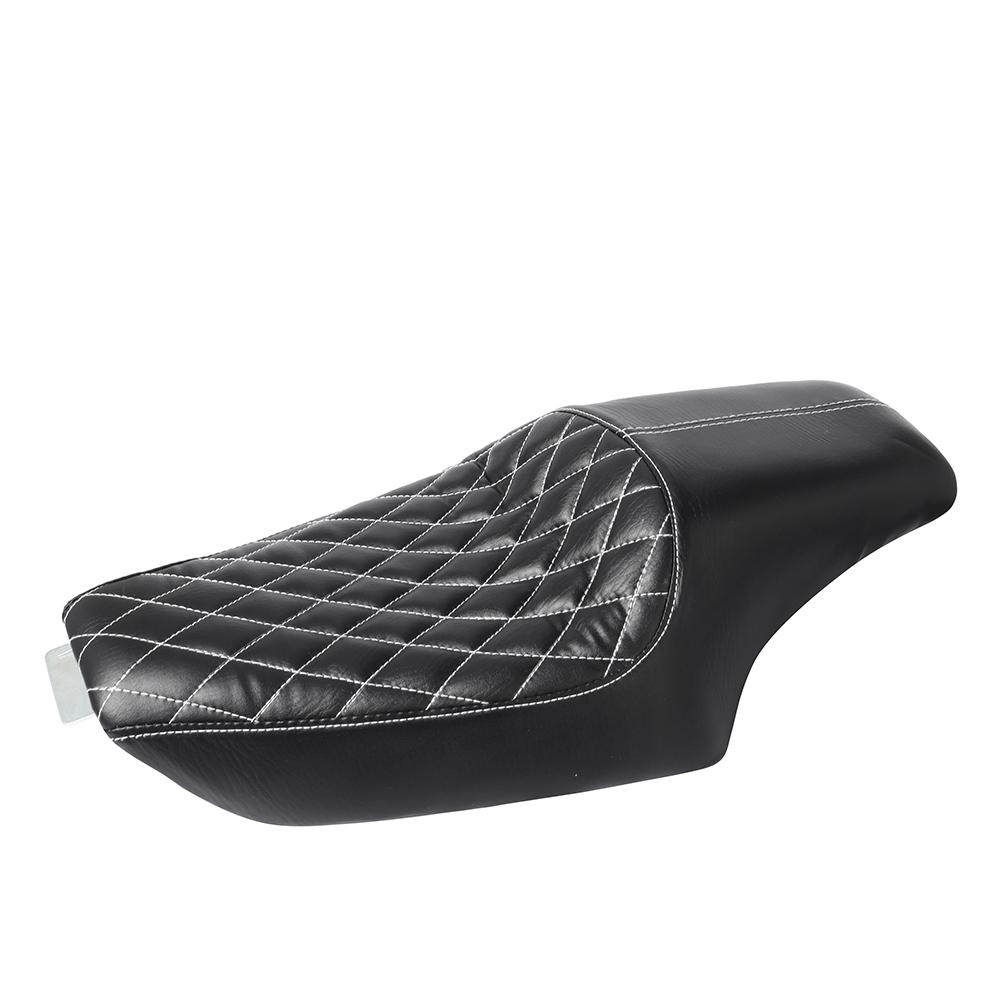 Motorcycle Leather Two Up Driver Front Rear Passenger Seat For Harley Sportster XL Iron 883 1200 48 Forty-eight 2004-2016