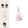 Plush Cat Keychain With Fluffy Sleepwear For Collectors And Giftgiving