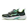 Li Ning Chaussures de Course pour Enfants Confortables Douces Sports Rebond Bas Dessus Chaussures de Course pour Enfants Noir YKFU044-3