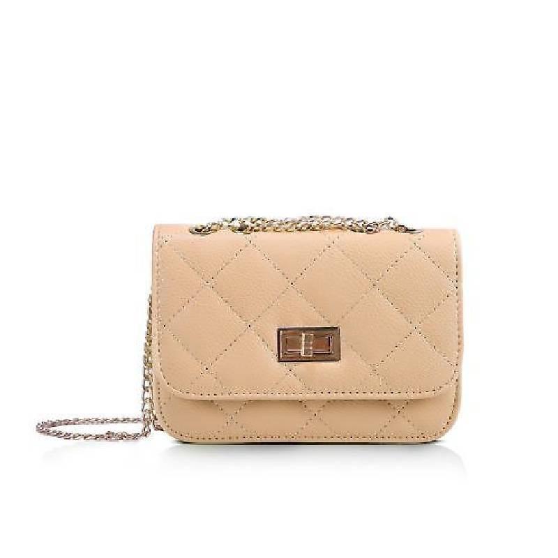 Trendy Hollow Chain Crossbody Bag With Lock Closure For Women