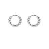 VERTE 925 Silver Bout Earring   deux.Silver.195