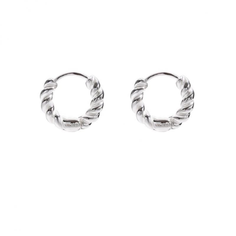 VERTE 925 Silver Bout Earring   deux.Silver.195