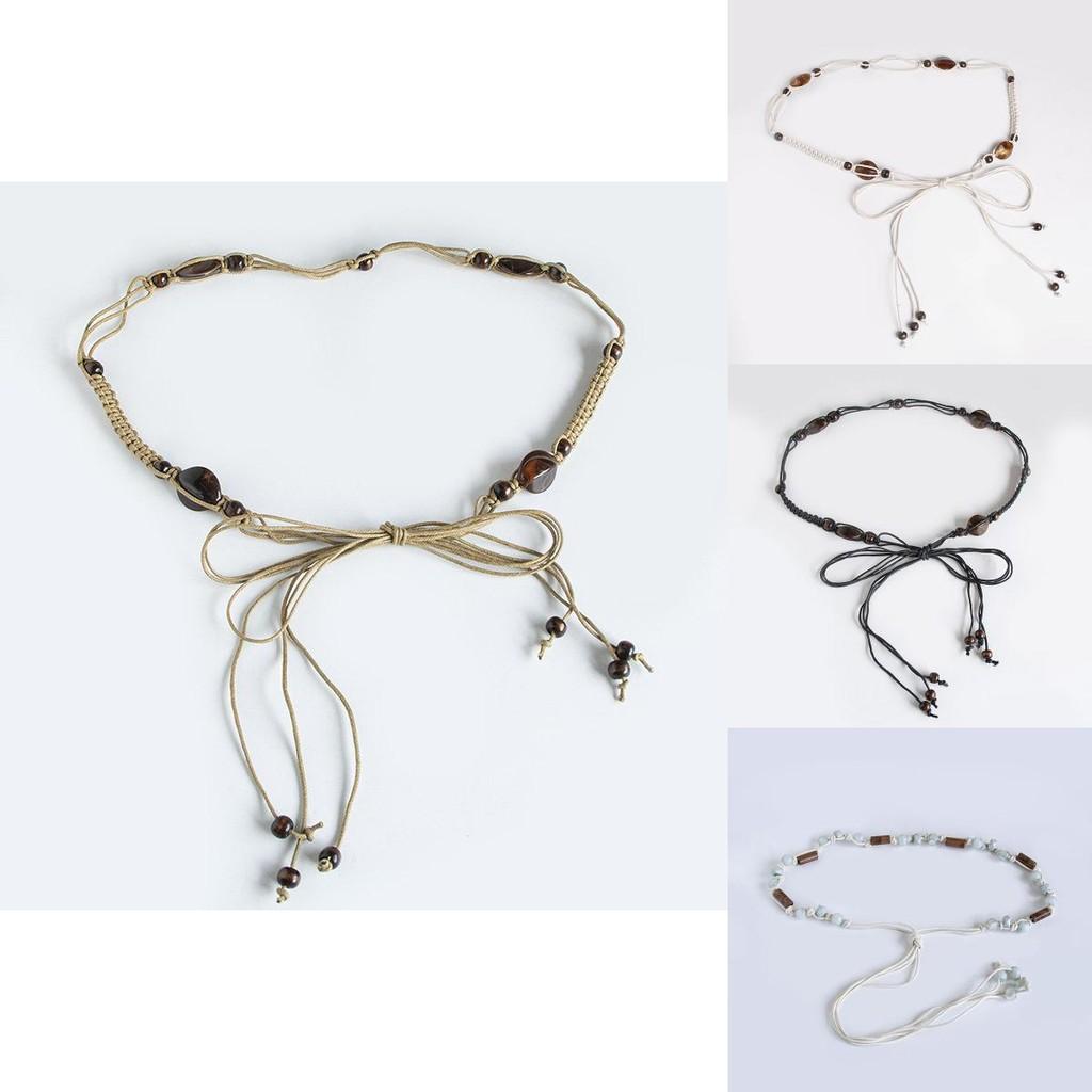 Bohemian Style Bead Decoration Women Casual Weaving Waist Chain For Women