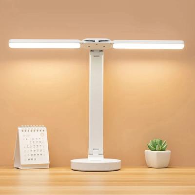 LED Desk Lamp 3 Levels Dimmable Touch Night Light USB Plug In Style Eye Protection Foldable Table Lamp For Bedroom Bedside Readi
